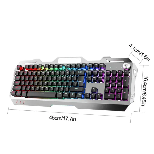 EWEADN Wired Gaming Keyboard