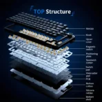 MAX Gaming Keyboard] AK820 MAX Magnetic Mechanical Keyboard - Image 3